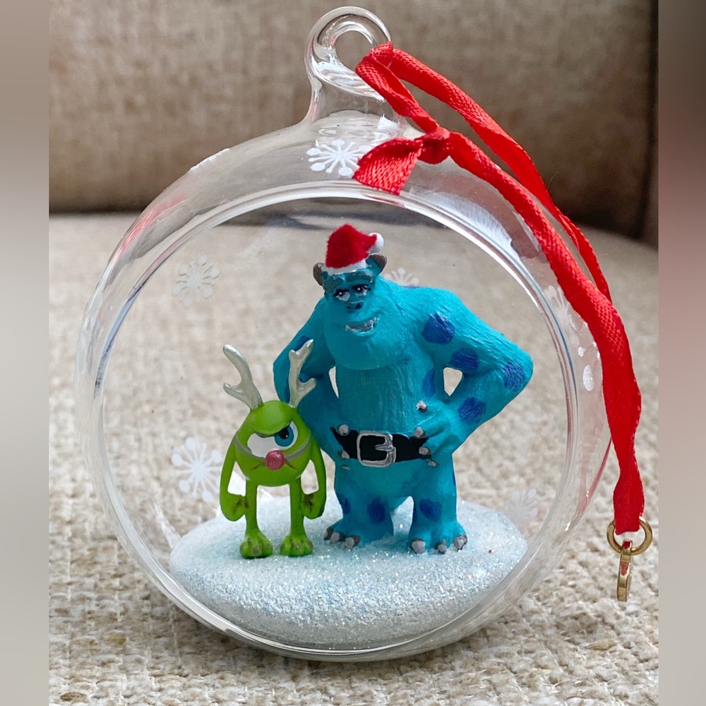 Disney Store Monster’s Inc Mike & Sulley Bauble Sketchbook Ornament 2013
